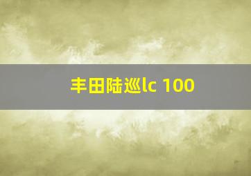 丰田陆巡lc 100